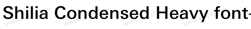 Shilia Condensed Heavy font字体转换 Shilia Condensed Heavy font字体转换